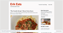 Desktop Screenshot of erikeats.com